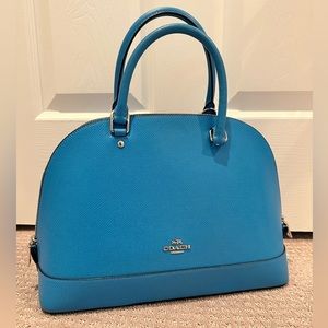 Coach Dome Satchel Light Blue